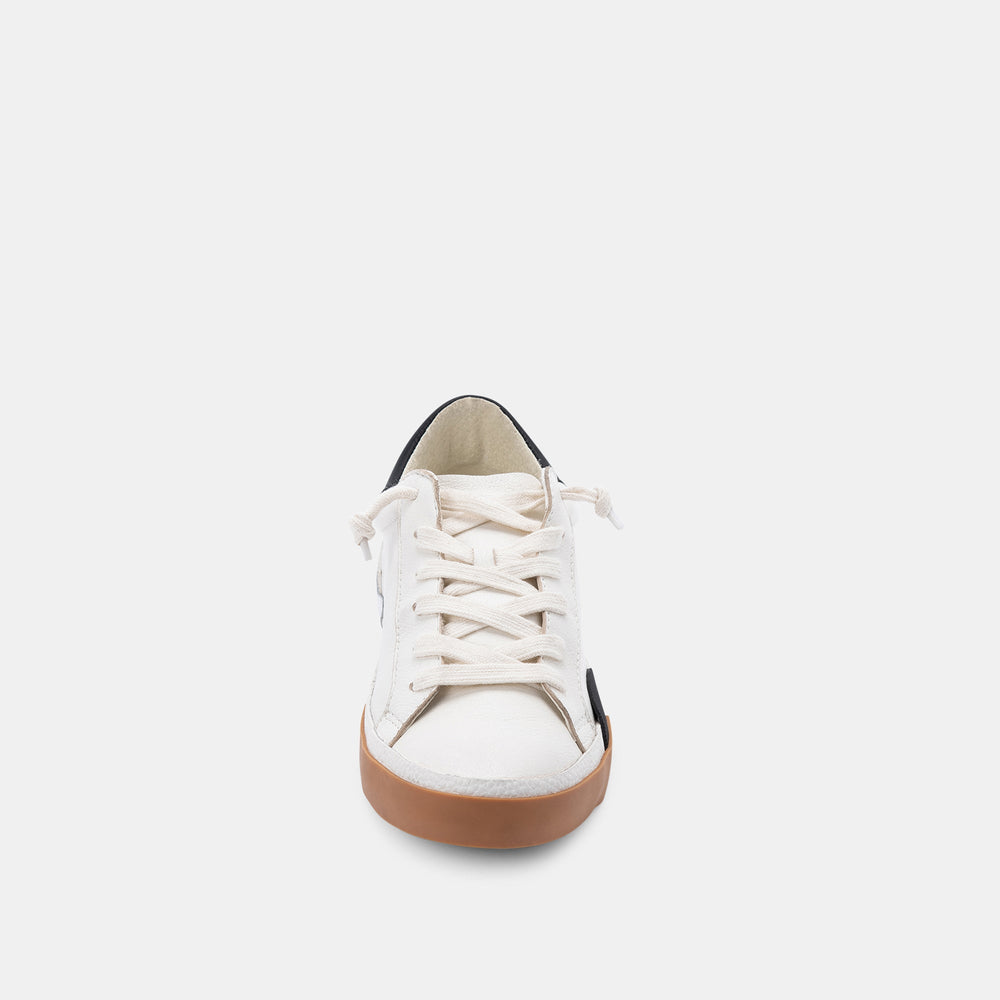 Dolce Vita SHOES | ZINA SNEAKERS WHITE BLACK LEATHER
 – Dolce Vita