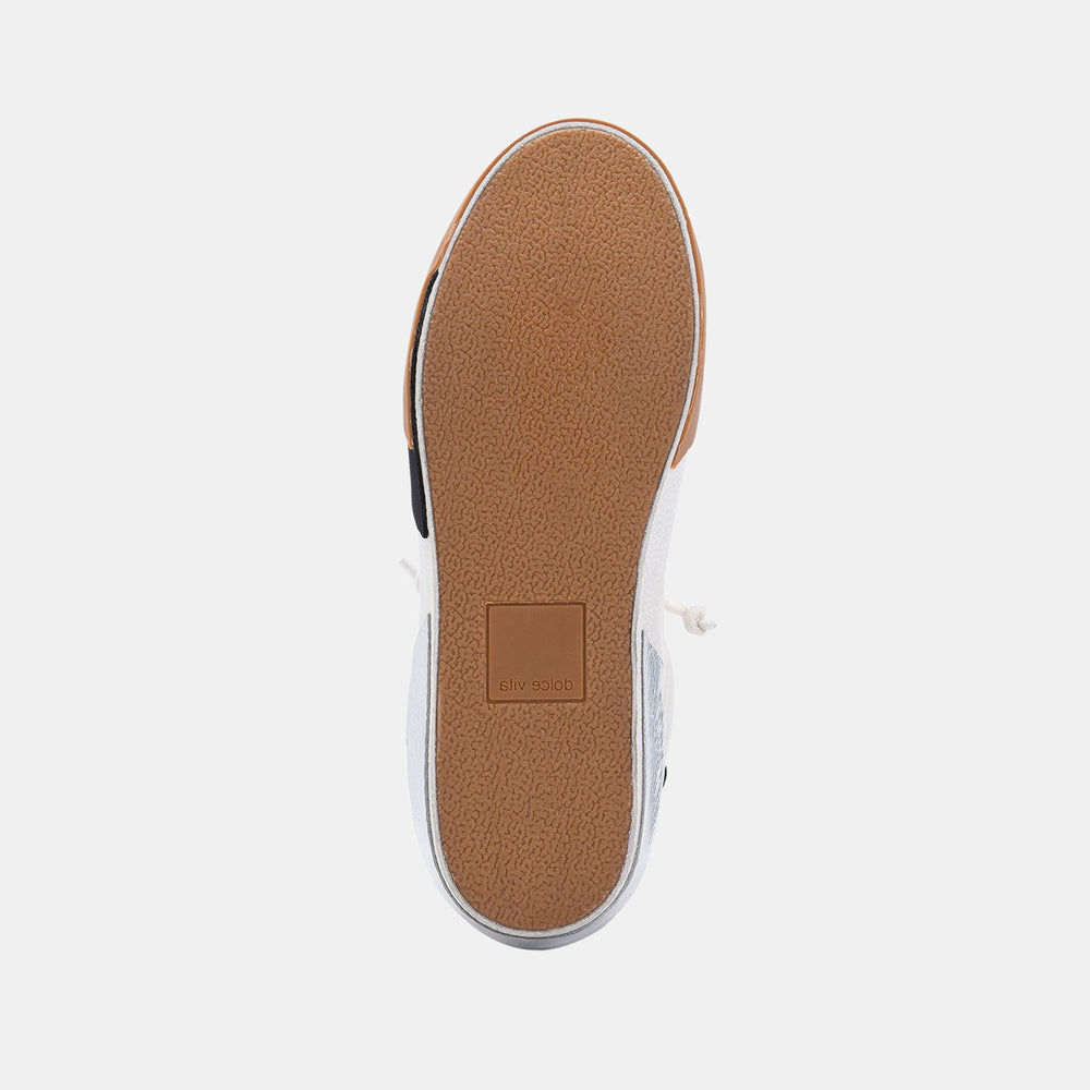 Dolce Vita SHOES | ZINA SNEAKERS WHITE BLACK LEATHER
 – Dolce Vita
