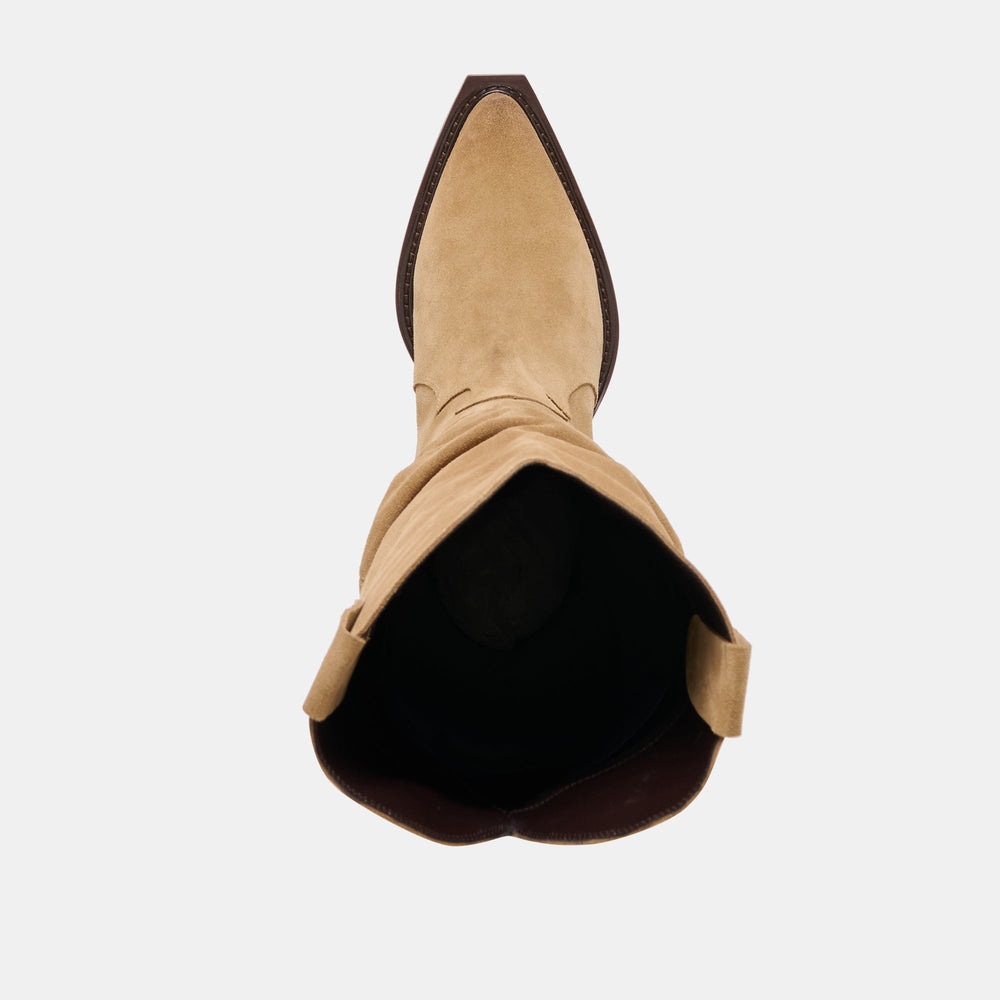 Dolce Vita SHOES | Buckly Camel Suede Boots