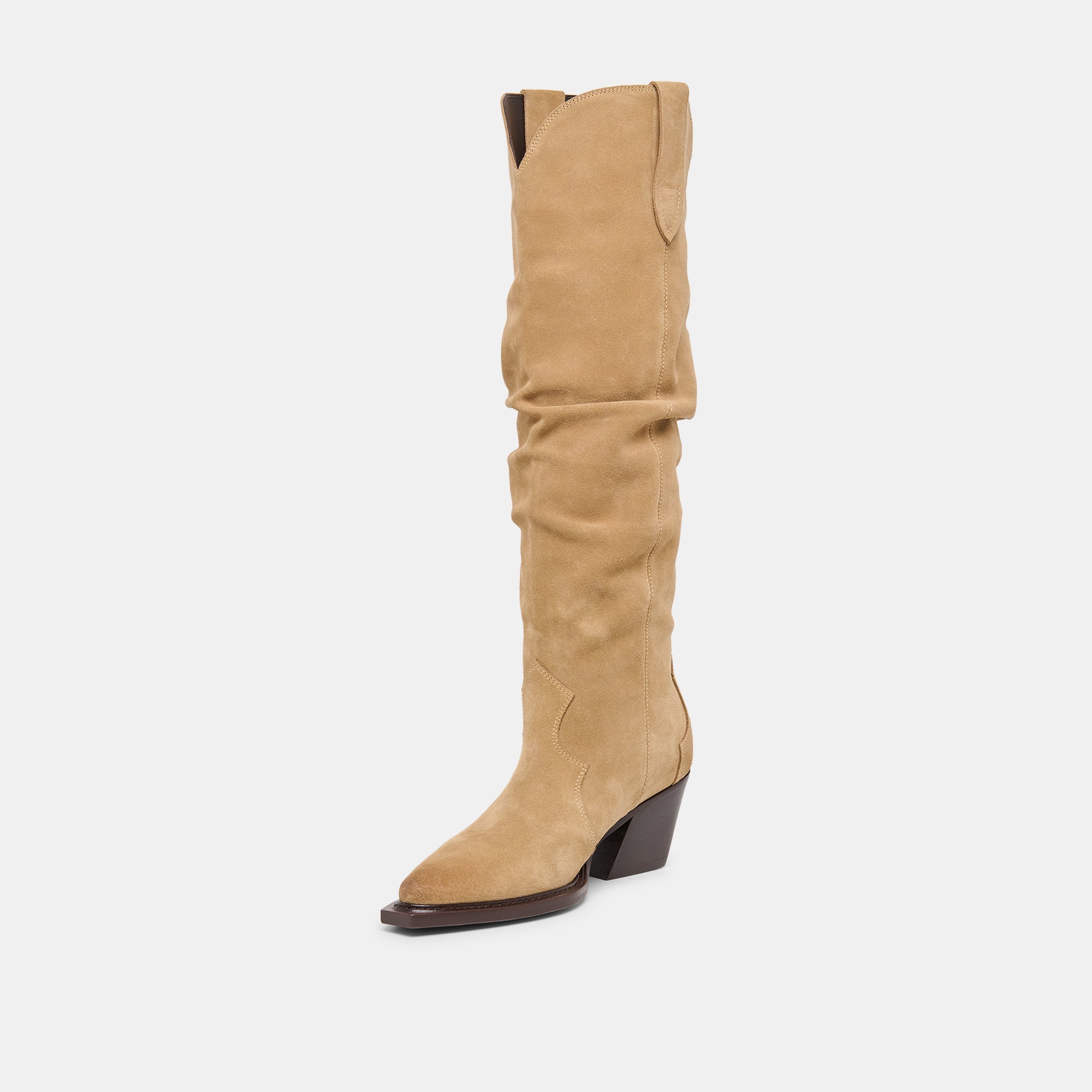 Dolce Vita SHOES | Buckly Camel Suede Boots