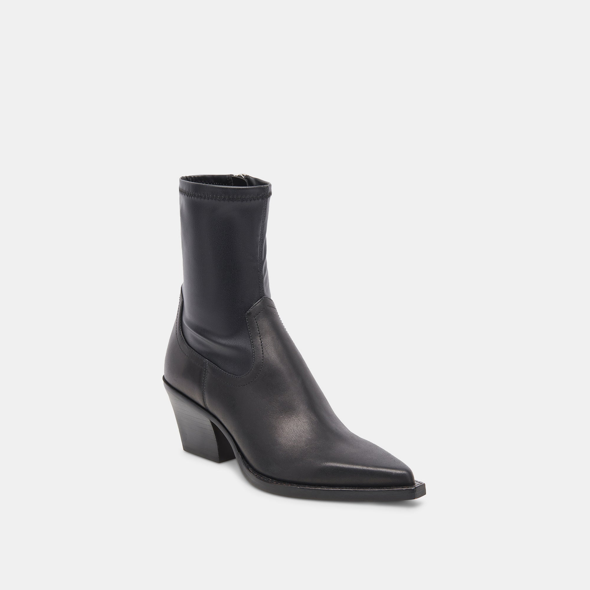 Dolce Vita SHOES | Rutger Boots Black Leather | Women's Black Leather Mid-Ankle Boots
 – Dolce Vita