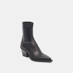 Dolce Vita SHOES | Rutger Boots Black Leather | Women's Black Leather Mid-Ankle Boots
 – Dolce Vita