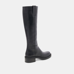 Dolce Vita SHOES | Glory H2O Waterproof Black Leather Wide Calf Boots