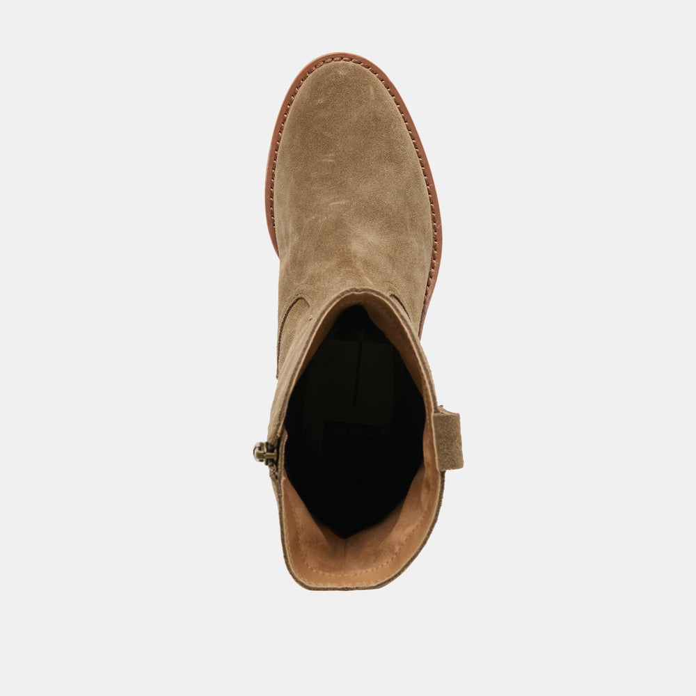Dolce Vita SHOES | Haline H2O Olive Suede Waterproof Boots