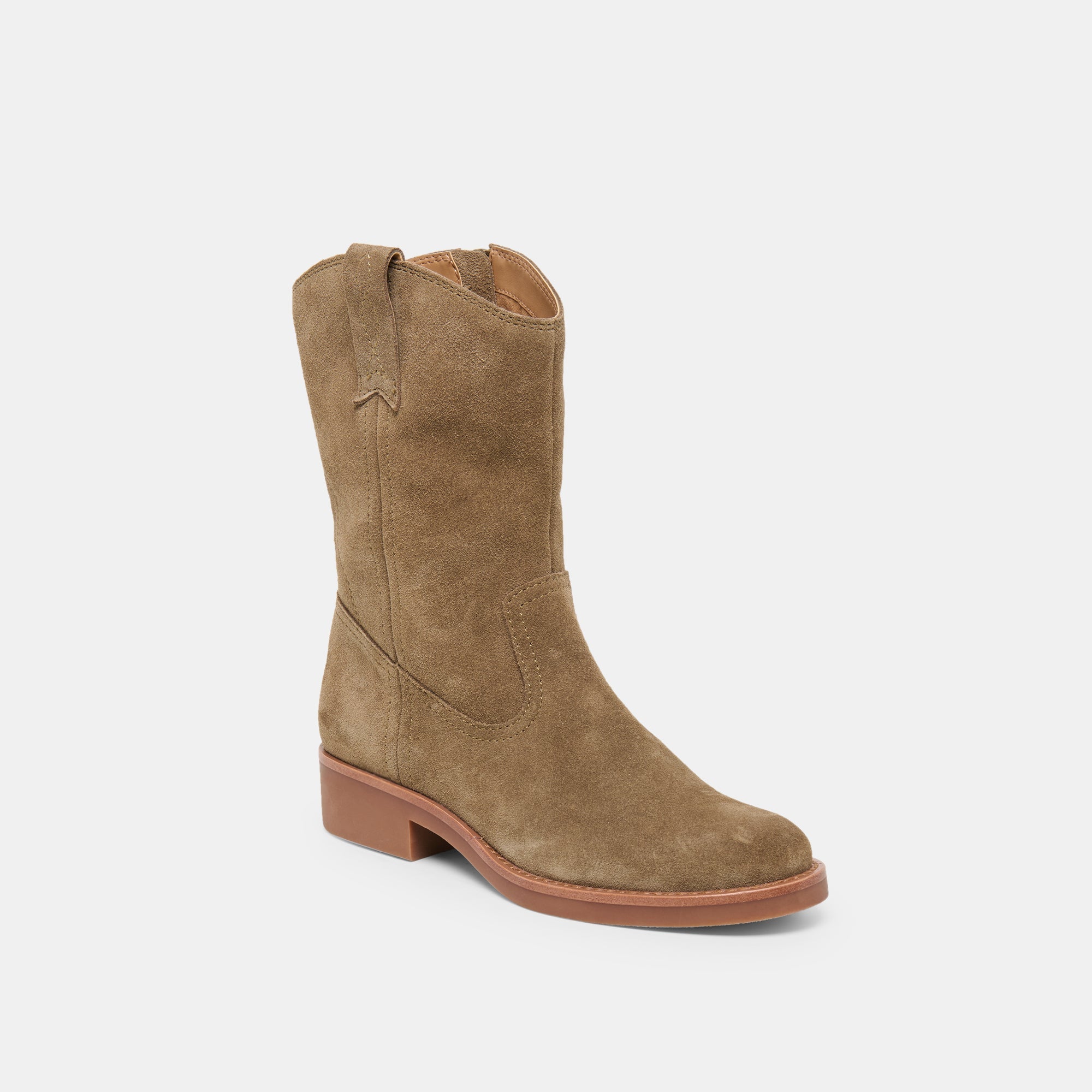 Dolce Vita SHOES | Haline H2O Olive Suede Waterproof Boots