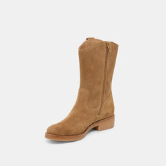 Dolce Vita SHOES | Haline H2O Lt Brown Suede Waterproof Boots