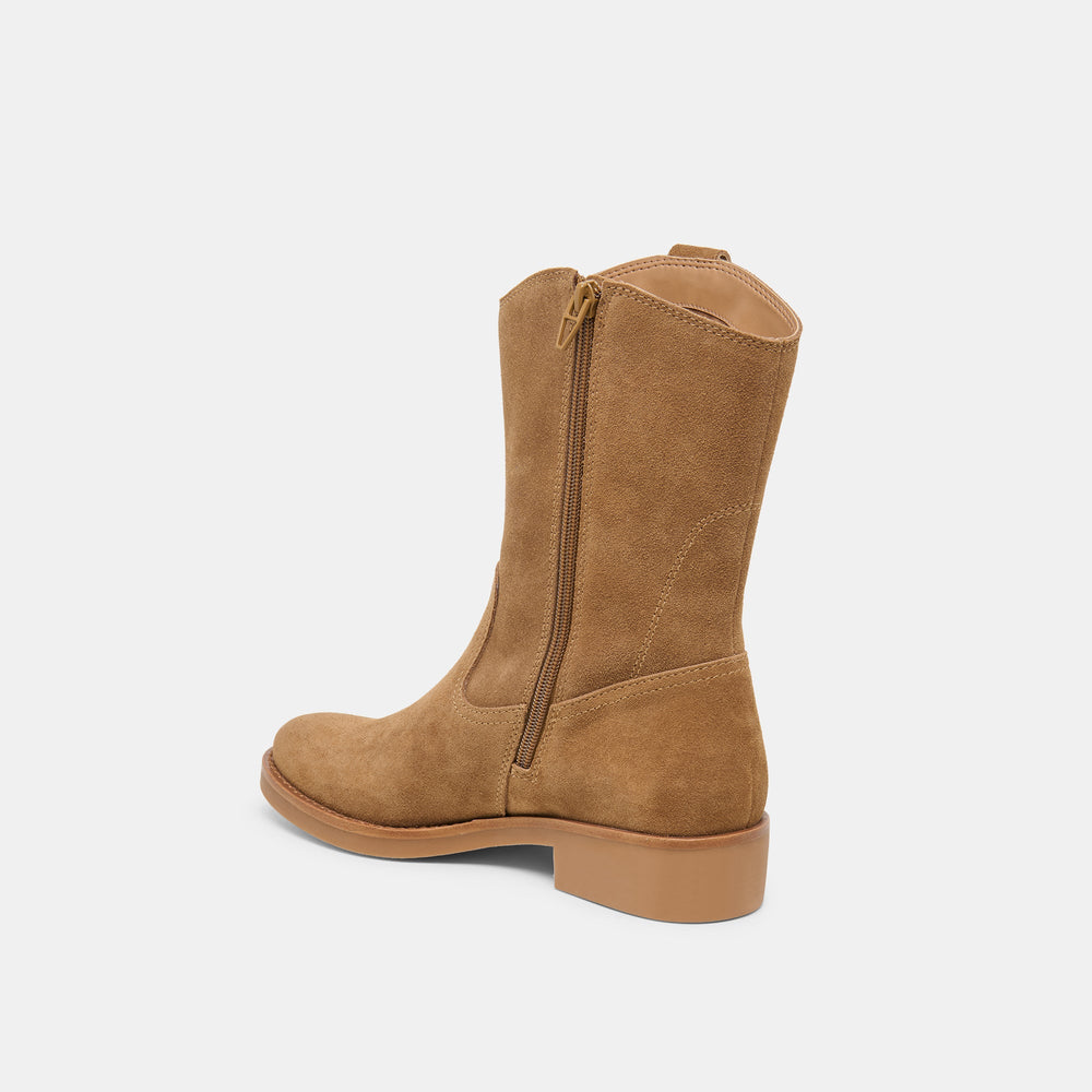 Dolce Vita SHOES | Haline H2O Lt Brown Suede Waterproof Boots
