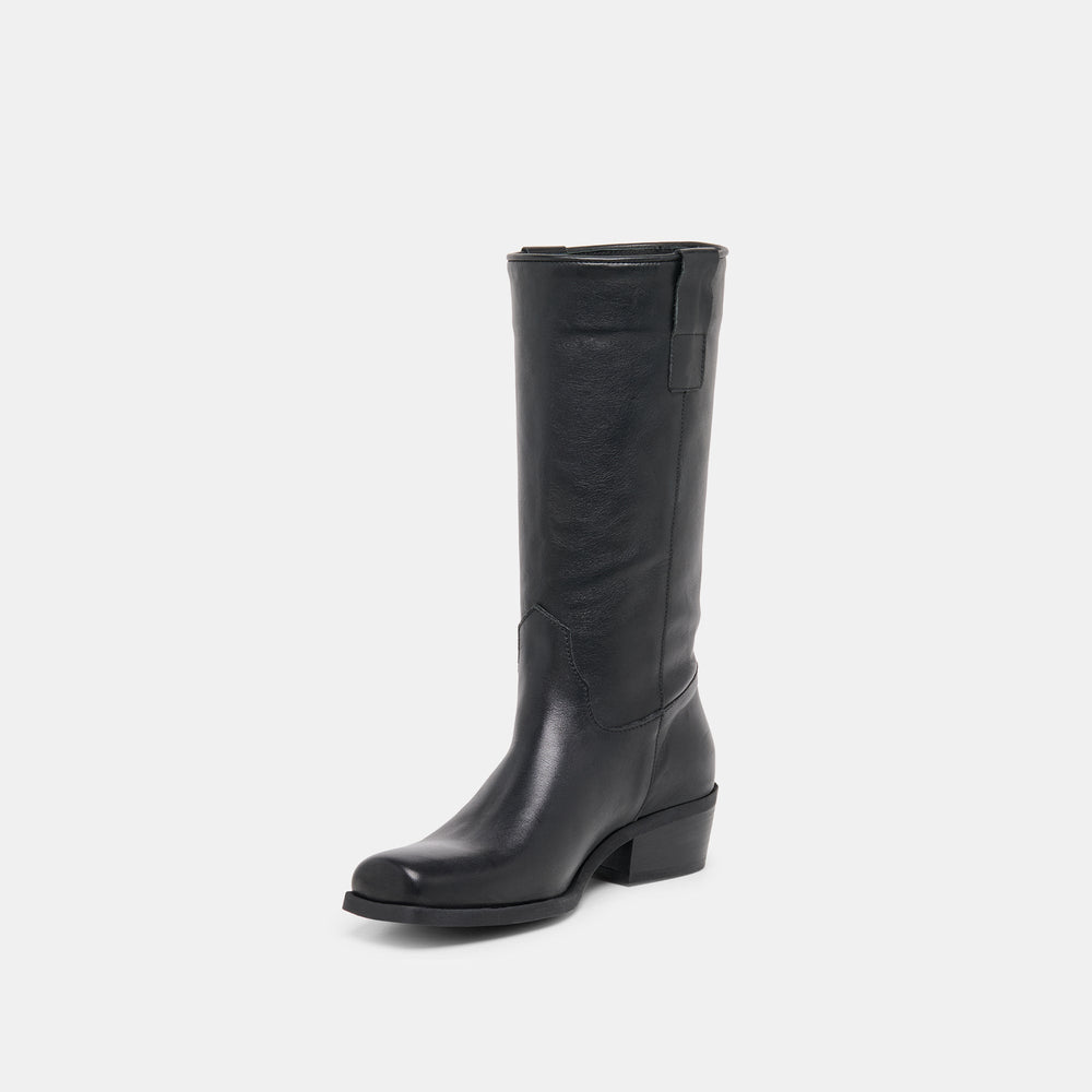 Dolce Vita SHOES | Romie Black Leather Boots