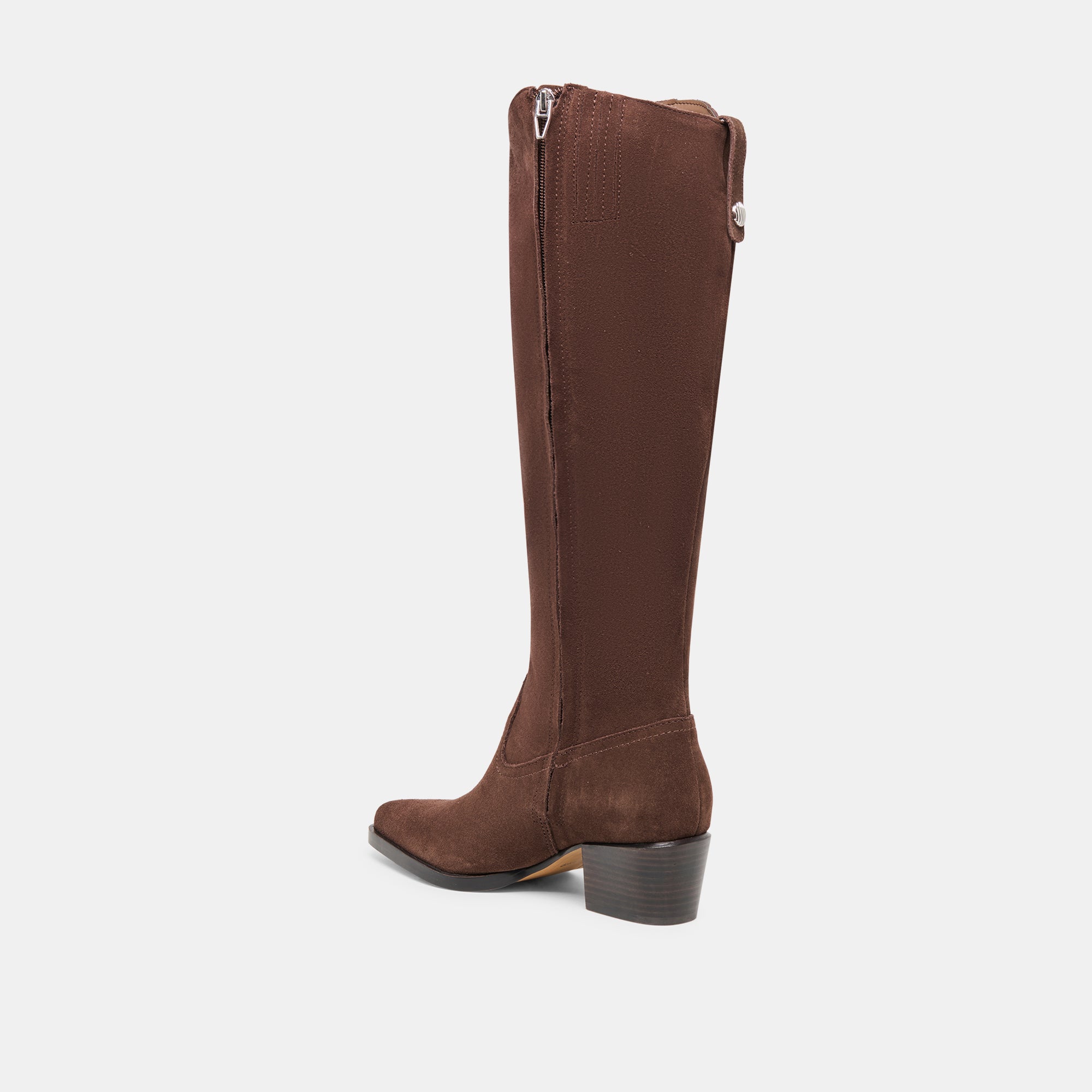 Dolce Vita SHOES | Virona H2O Waterproof Dk Brown Suede Wide Calf Boots