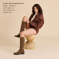 Dolce Vita SHOES | Glory H2O Waterproof Olive Suede Boots