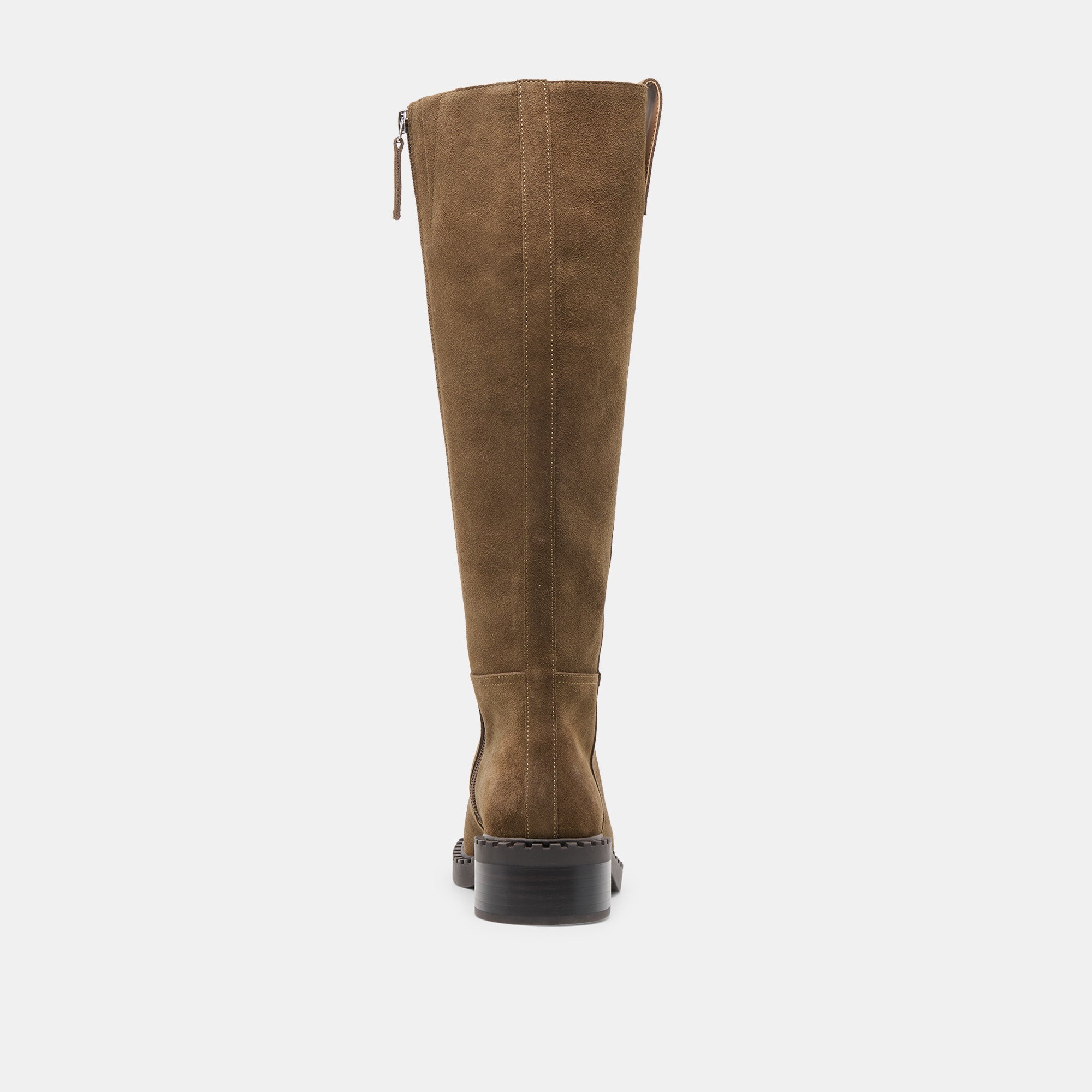 Dolce Vita SHOES | Glory H2O Waterproof Olive Suede Wide Calf Boots