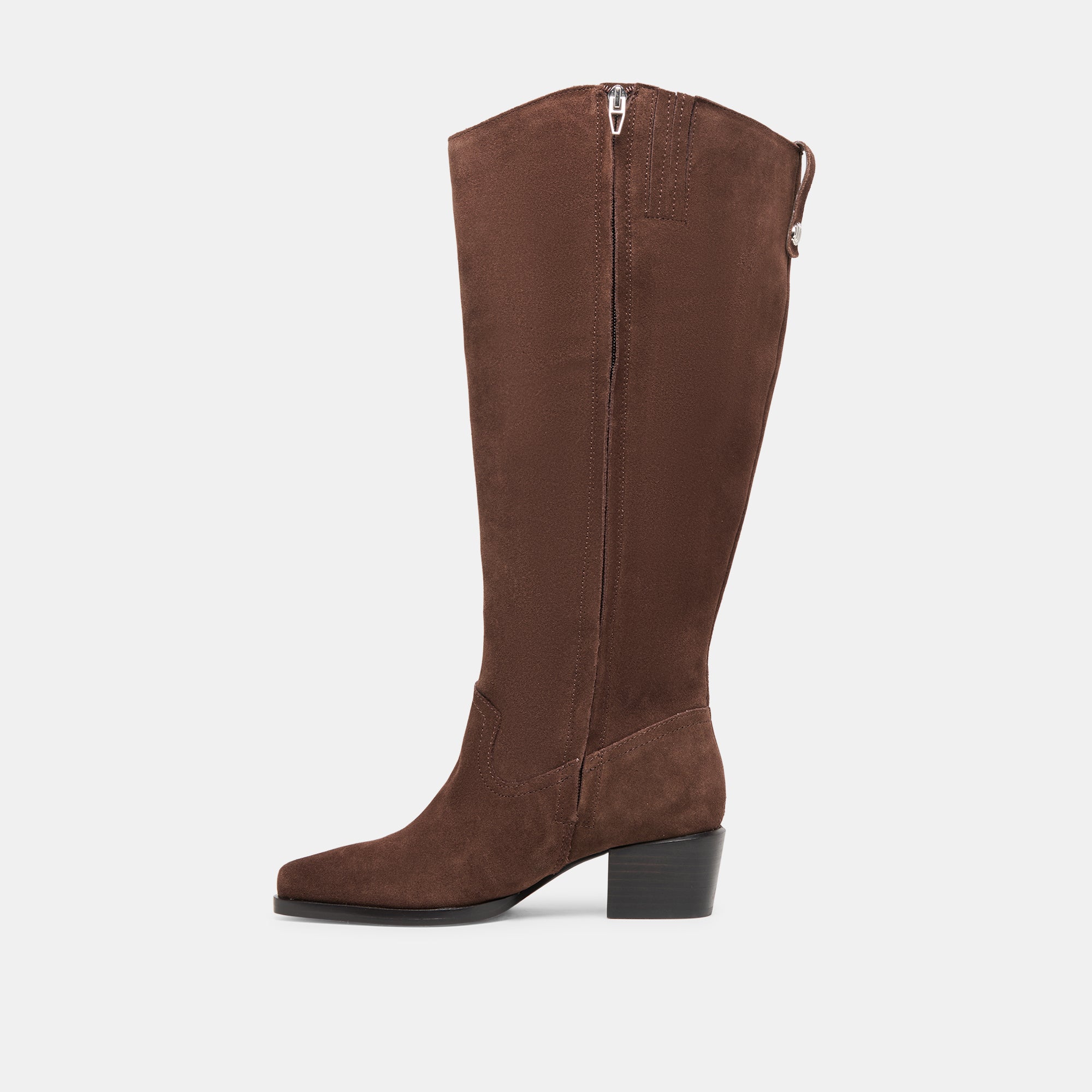Dolce Vita SHOES | Virona H2O Waterproof Dk Brown Suede Extra Wide Calf Boots