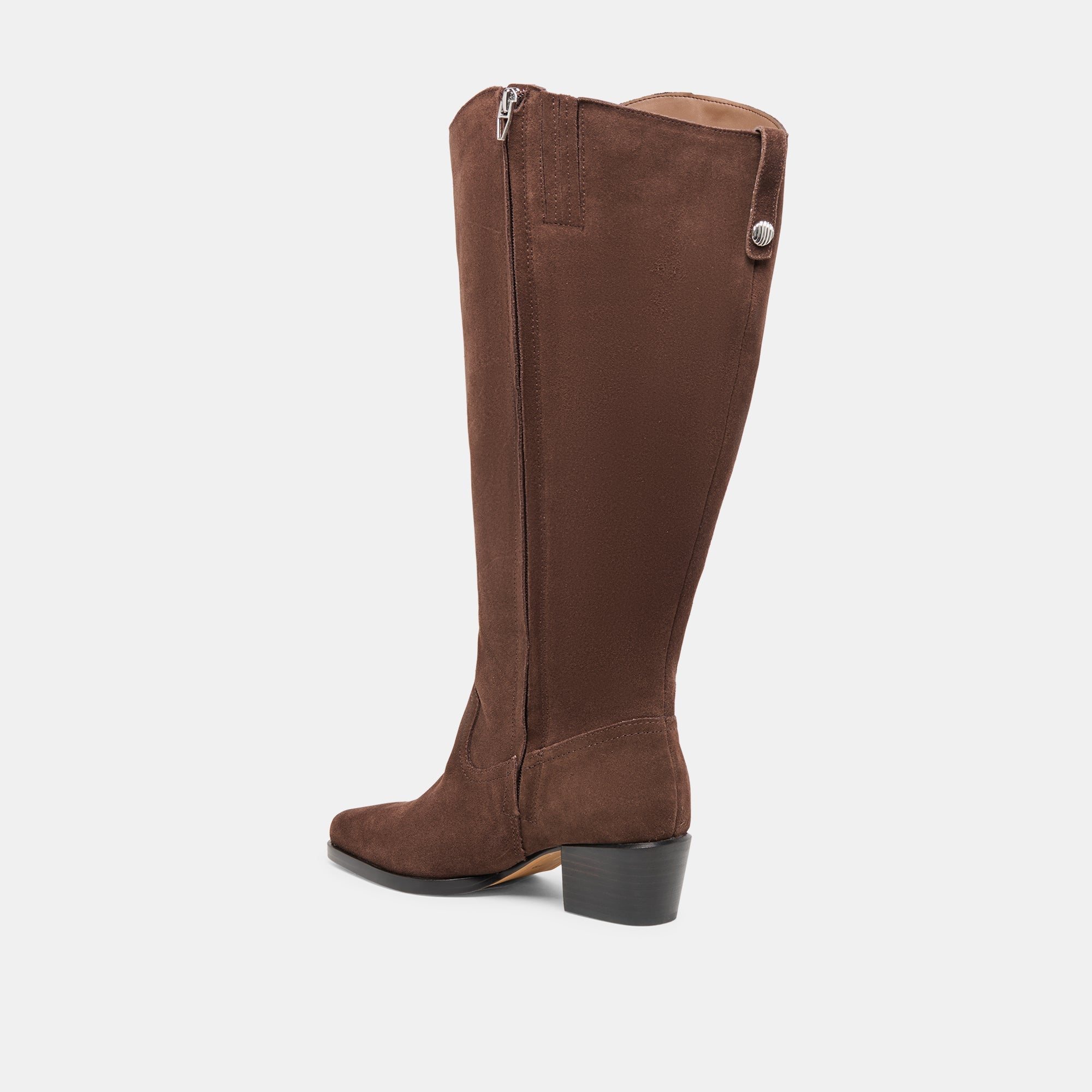 Dolce Vita SHOES | Virona H2O Waterproof Dk Brown Suede Extra Wide Calf Boots