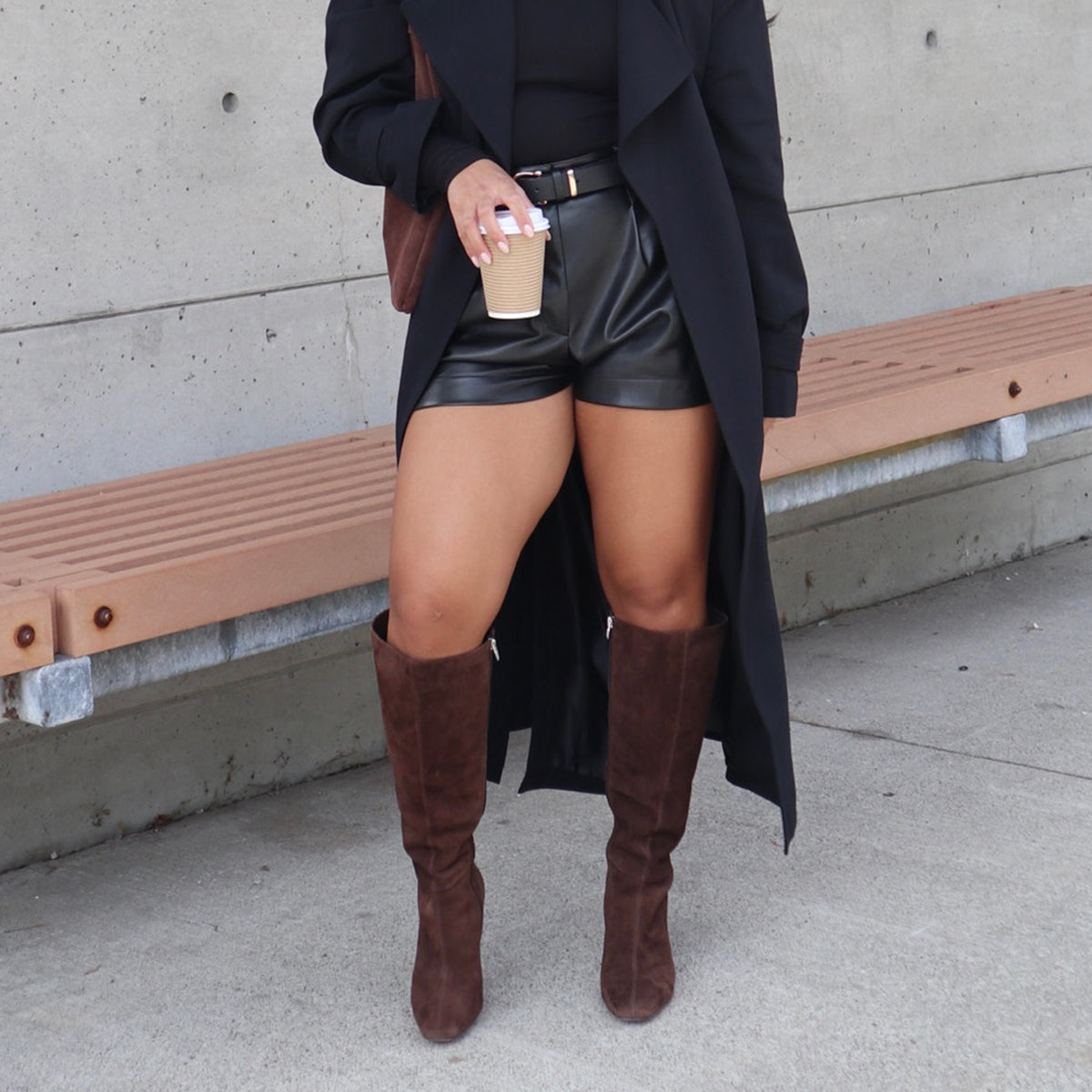 Dolce Vita SHOES | GYRA WIDE CALF BOOTS DK BROWN SUEDE
 – Dolce Vita