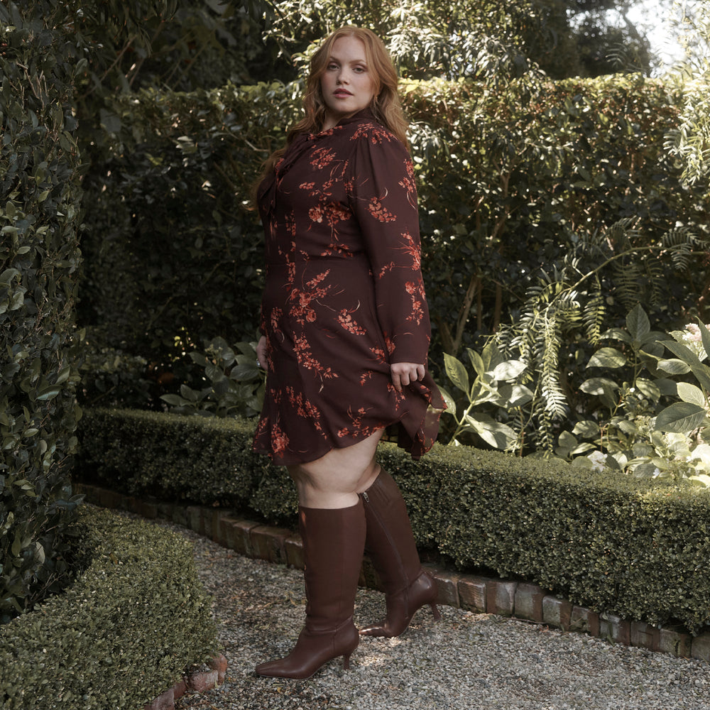 Dolce Vita SHOES | Gyra Extra Wide Calf Chocolate Boots | Leather Wide Calf Boots
 – Dolce Vita