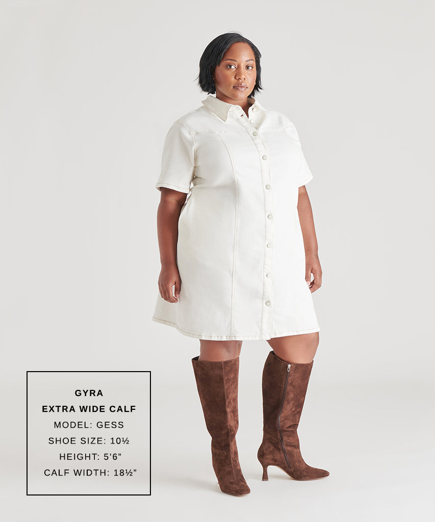Dolce Vita SHOES | Gyra Extra Wide Calf Brown Suede Boots | Suede Wide Calf Boots
 – Dolce Vita
