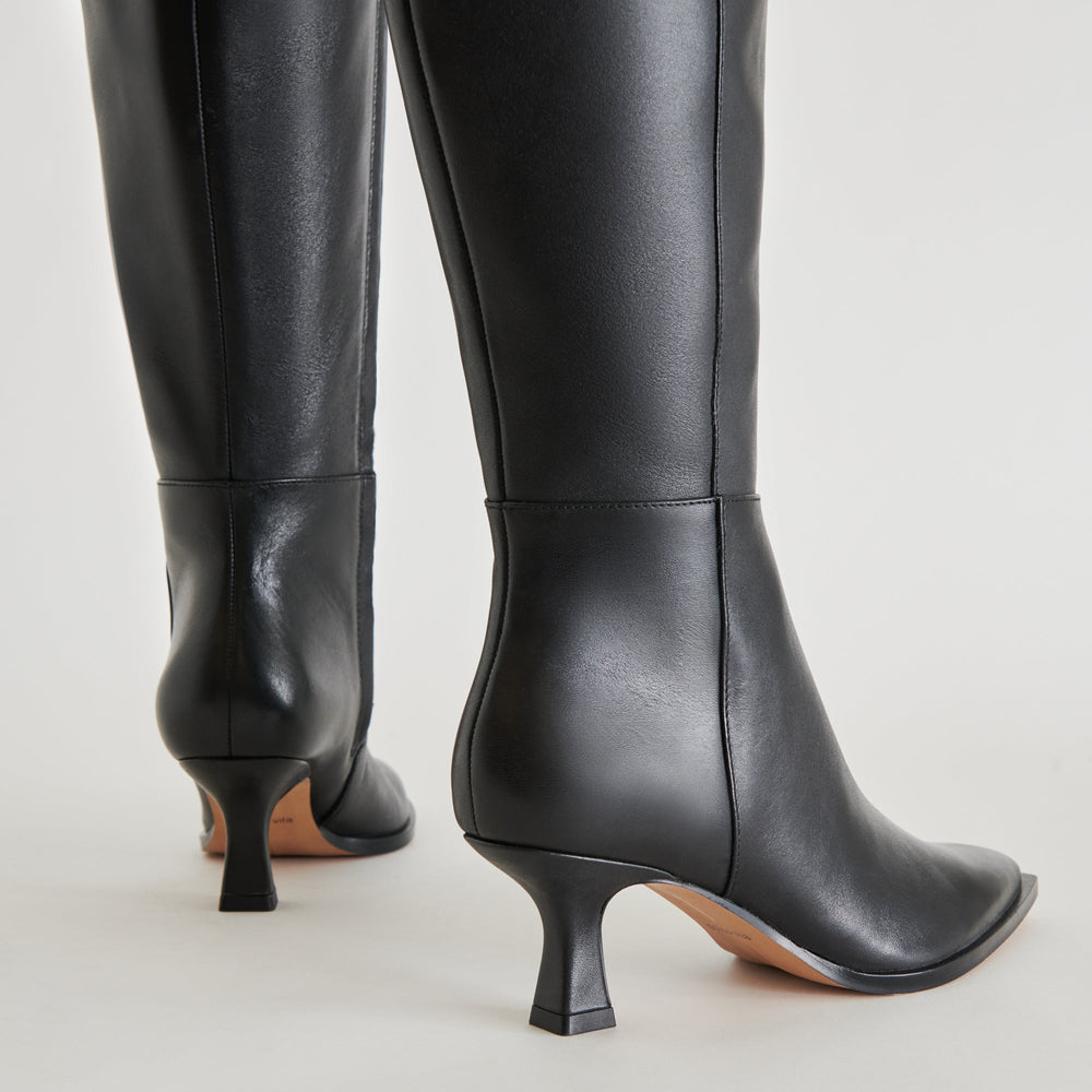Dolce Vita SHOES | Auggie Black Leather Boots