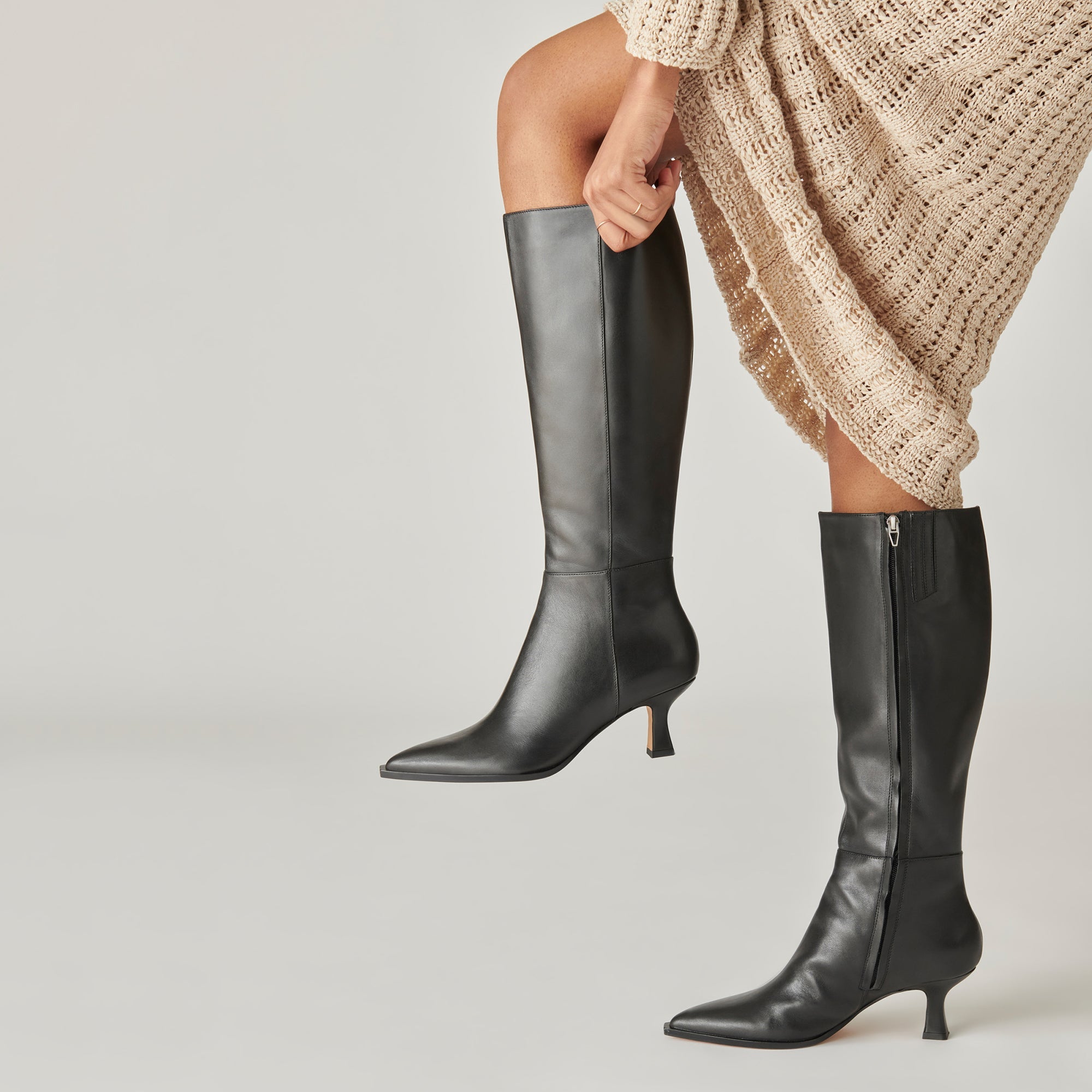 Dolce Vita SHOES | Auggie Black Leather Boots