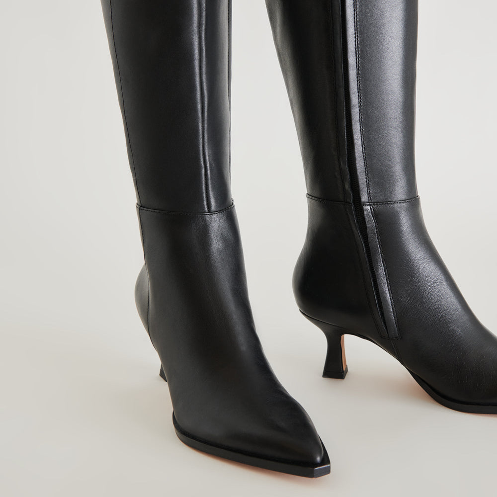 Dolce Vita SHOES | Auggie Black Leather Boots