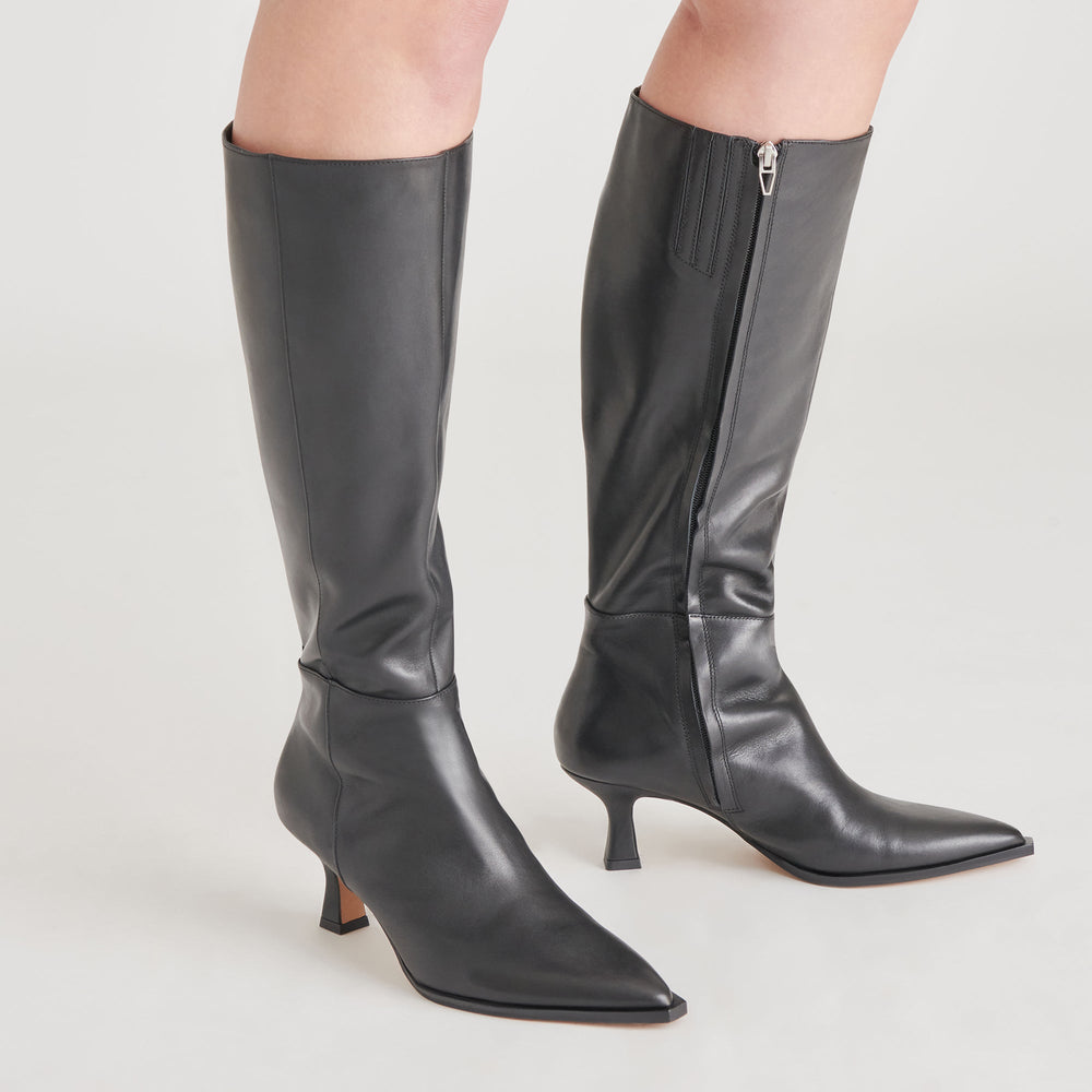 Dolce Vita SHOES | Auggie Black Leather Boots