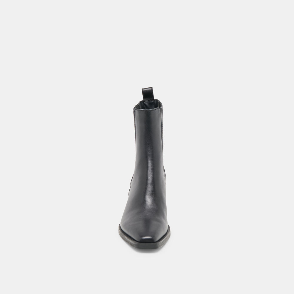 Dolce Vita SHOES | Faint H2O Waterproof Black Leather Booties