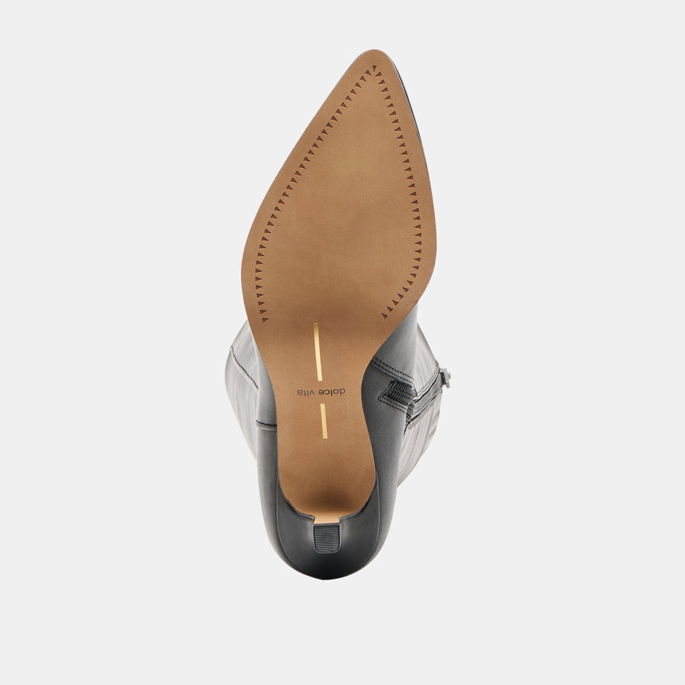 Dolce Vita SHOES | Aldy Black Leather Boots
