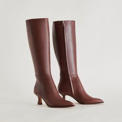 Dolce Vita SHOES | Auggie Boots | Chocolate Leather Boots by Dolce Vita
