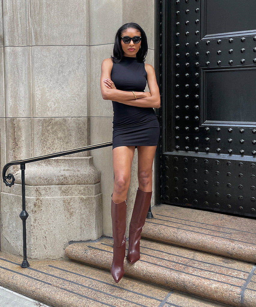 Dolce Vita SHOES | Auggie Boots | Chocolate Leather Boots by Dolce Vita