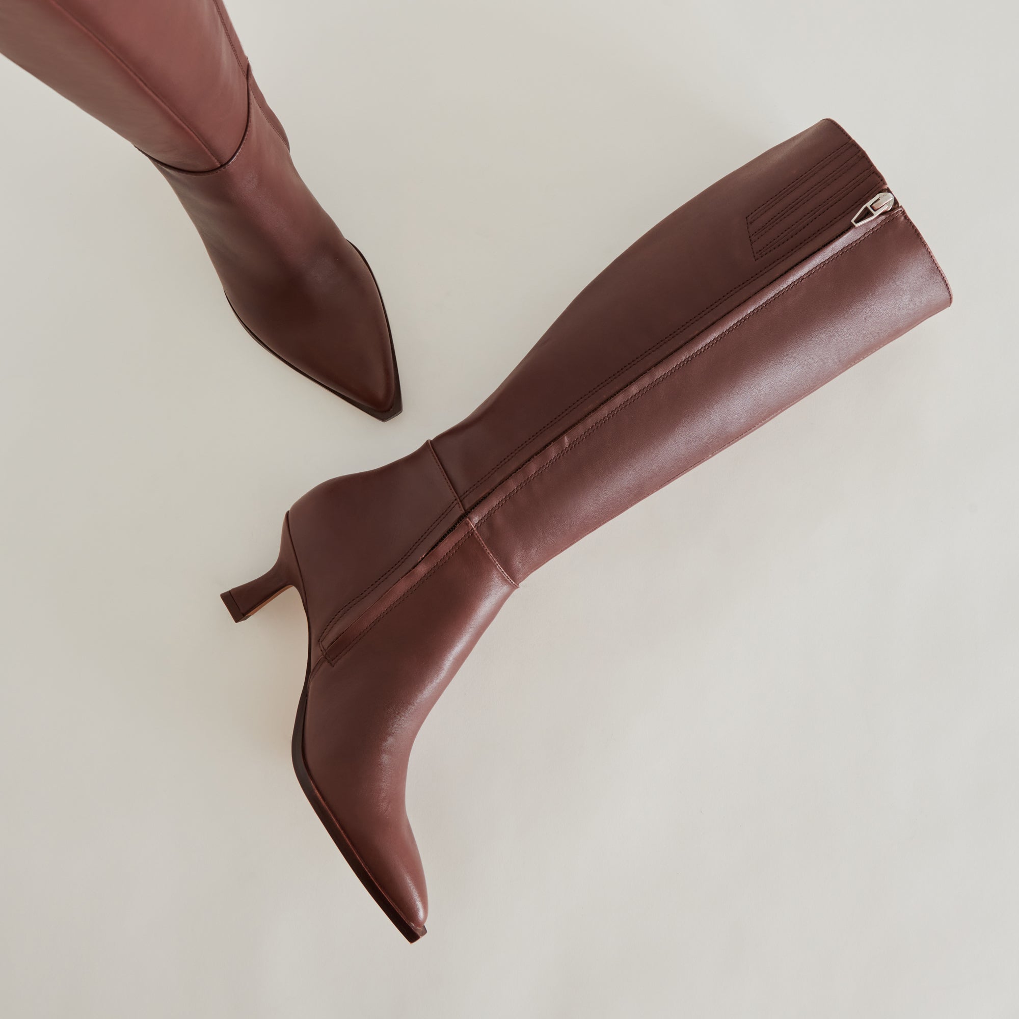 Dolce Vita SHOES | Auggie Boots | Chocolate Leather Boots by Dolce Vita