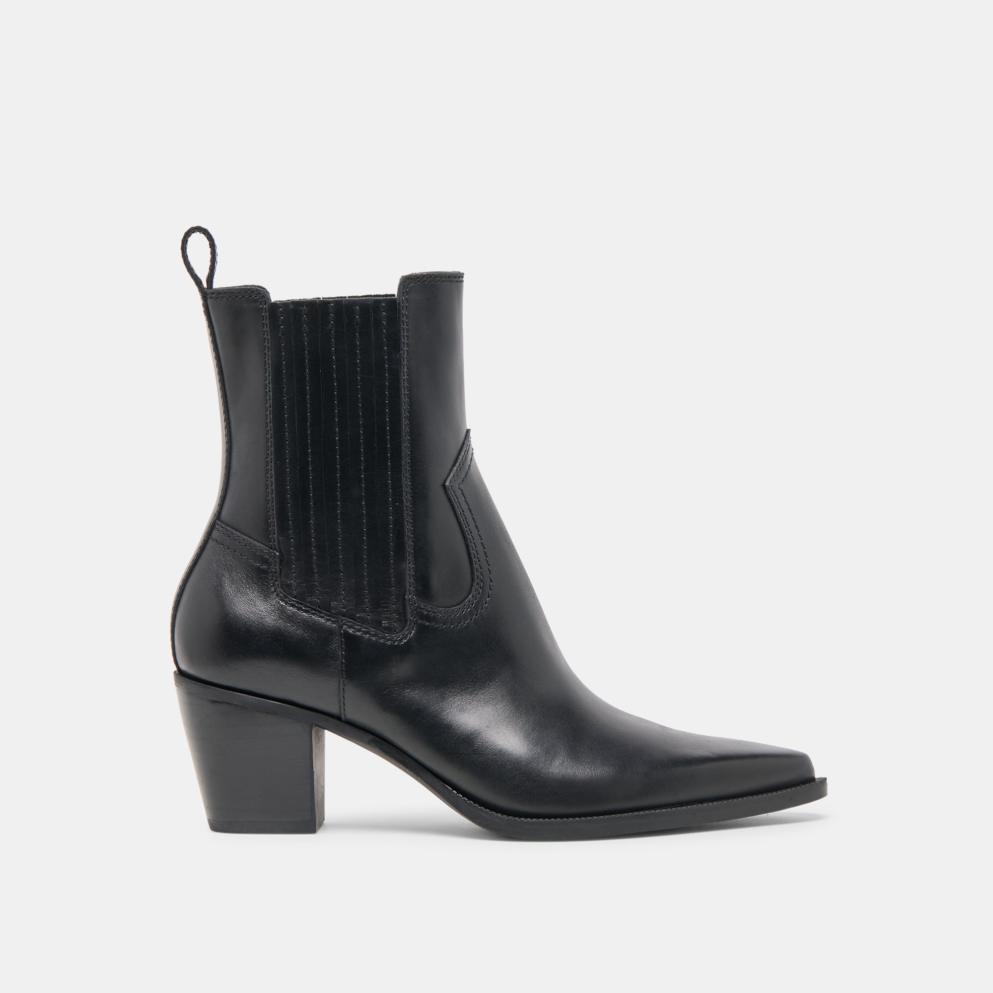 Dolce Vita SHOES | Slim Black Leather Booties