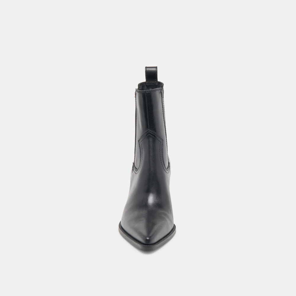 Dolce Vita SHOES | Slim Black Leather Booties