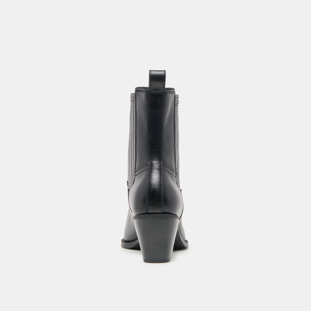 Dolce Vita SHOES | Slim Black Leather Booties