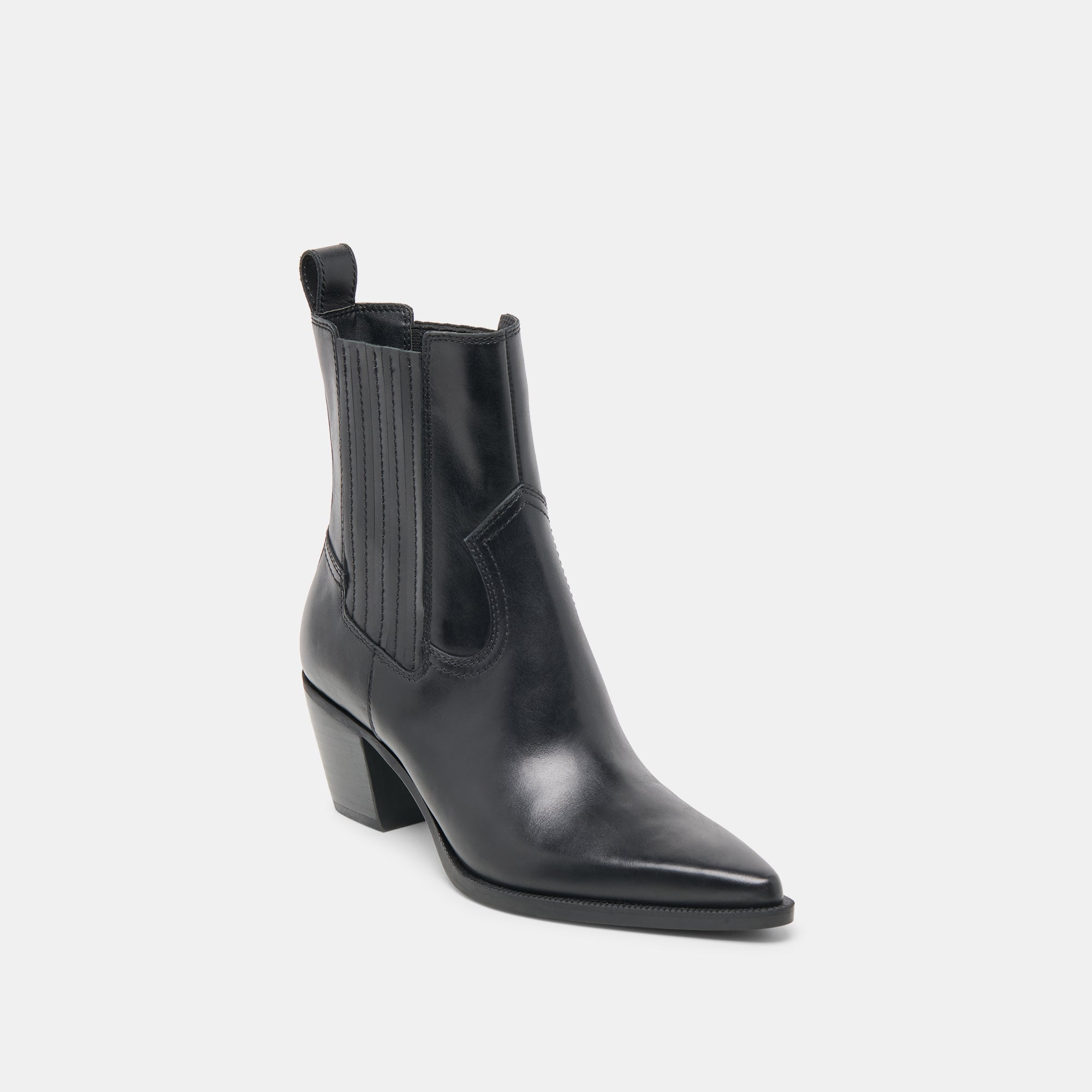 Dolce Vita SHOES | Slim Black Leather Booties