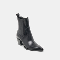 Dolce Vita SHOES | Slim Black Leather Booties