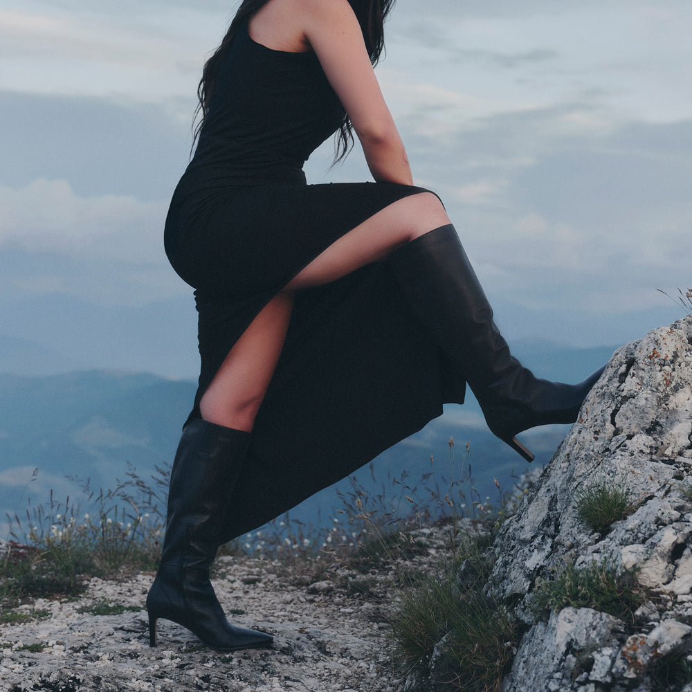 Dolce Vita SHOES | Emmi Black Leather Boots