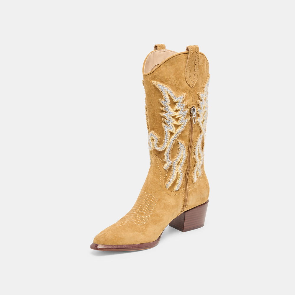Dolce Vita SHOES | Vila Caramel Suede Boots