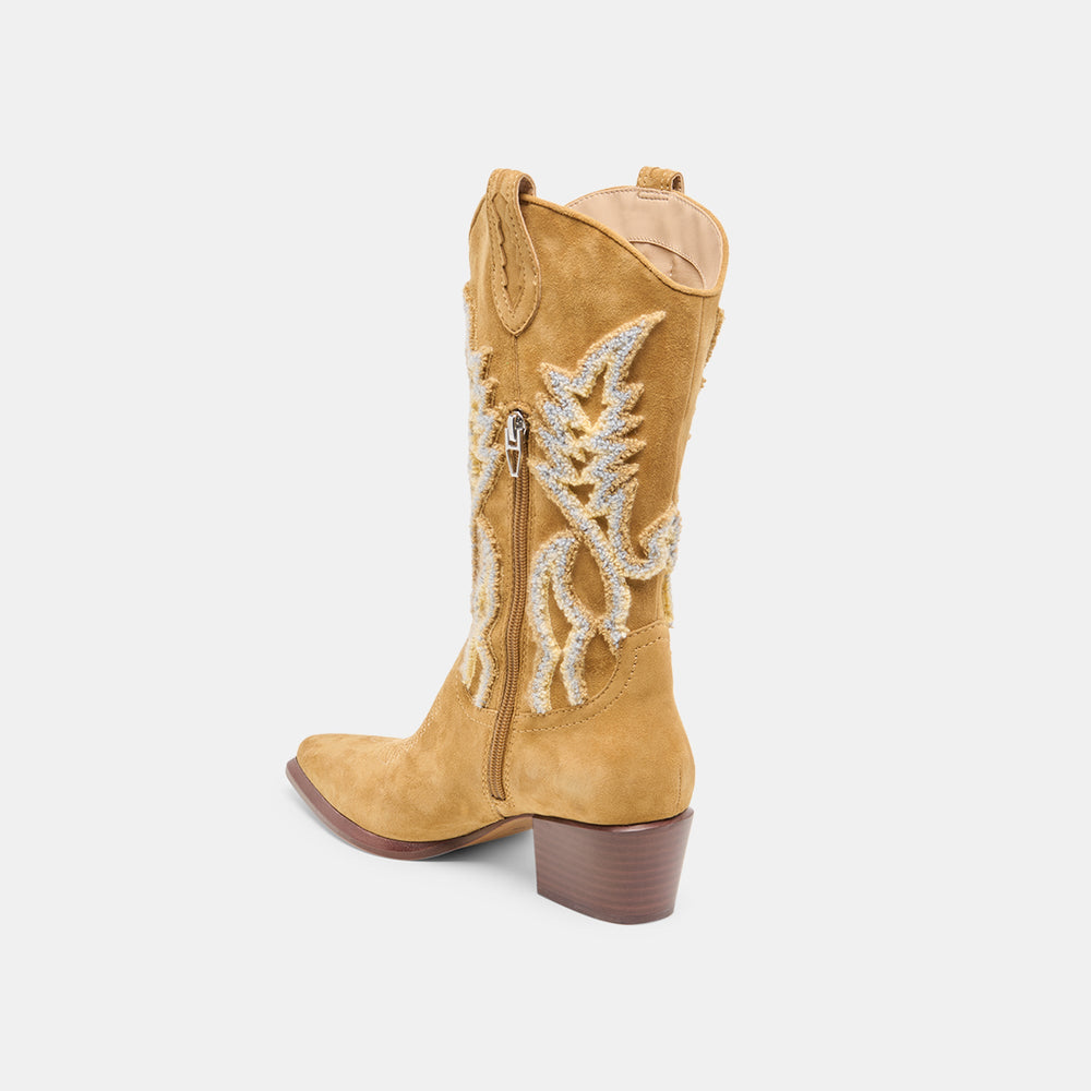 Dolce Vita SHOES | Vila Caramel Suede Boots