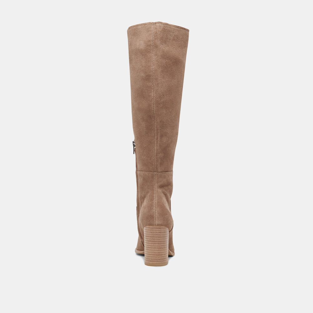 Dolce Vita SHOES | FYNN Boots Truffle Suede | Knee-High Truffle Suede Boots
 – Dolce Vita