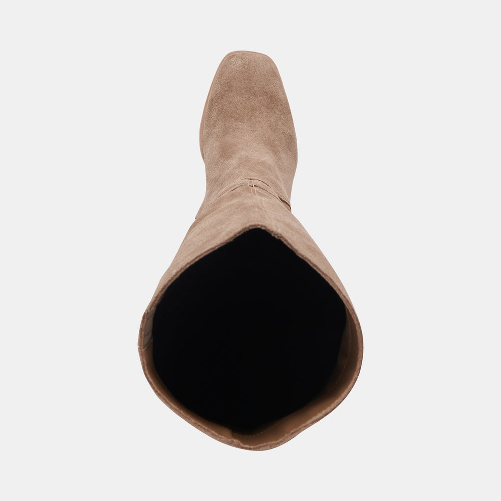Dolce Vita SHOES | FYNN Boots Truffle Suede | Knee-High Truffle Suede Boots
 – Dolce Vita