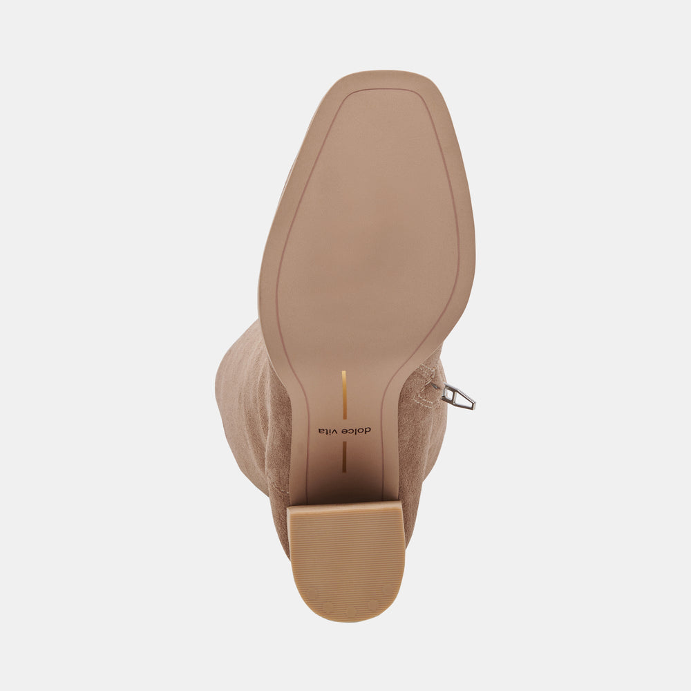Dolce Vita SHOES | FYNN Boots Truffle Suede | Knee-High Truffle Suede Boots
 – Dolce Vita
