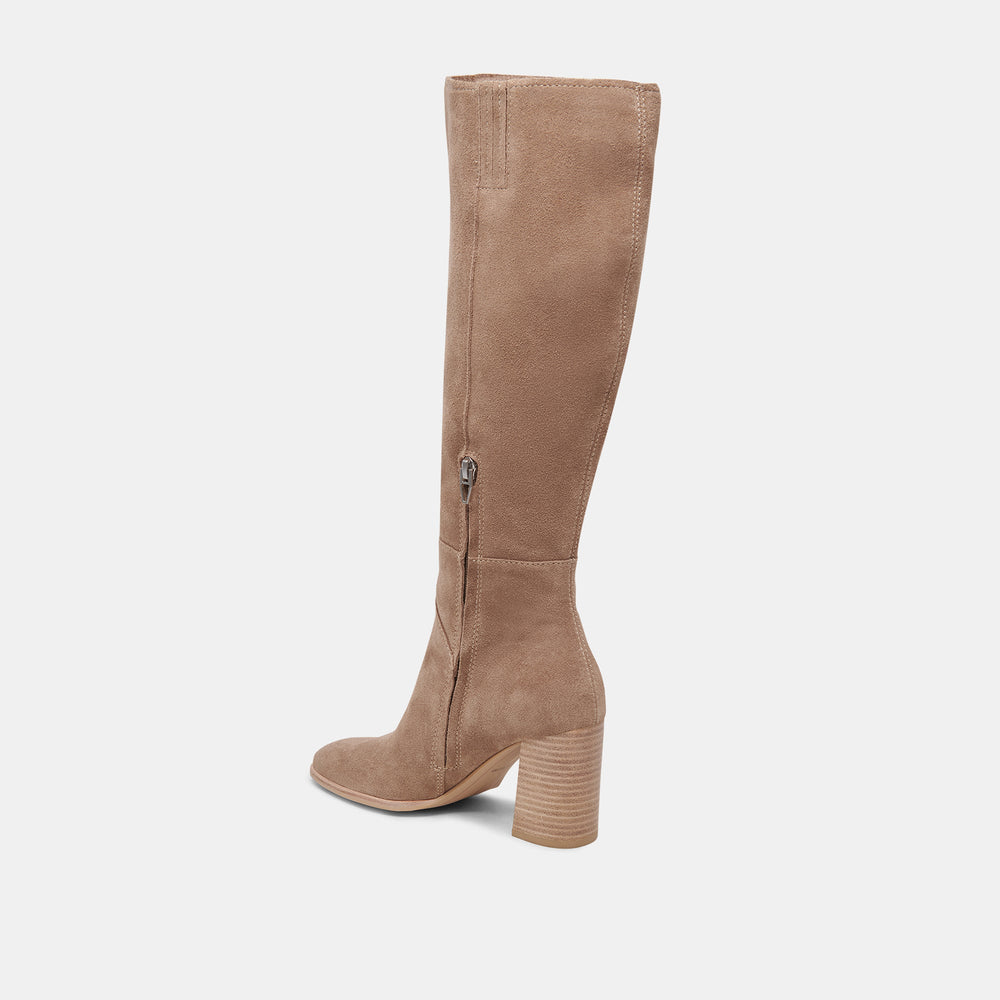 Dolce Vita SHOES | FYNN Boots Truffle Suede | Knee-High Truffle Suede Boots
 – Dolce Vita