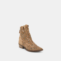 Dolce Vita SHOES | Oakly Mushroom Suede Booties