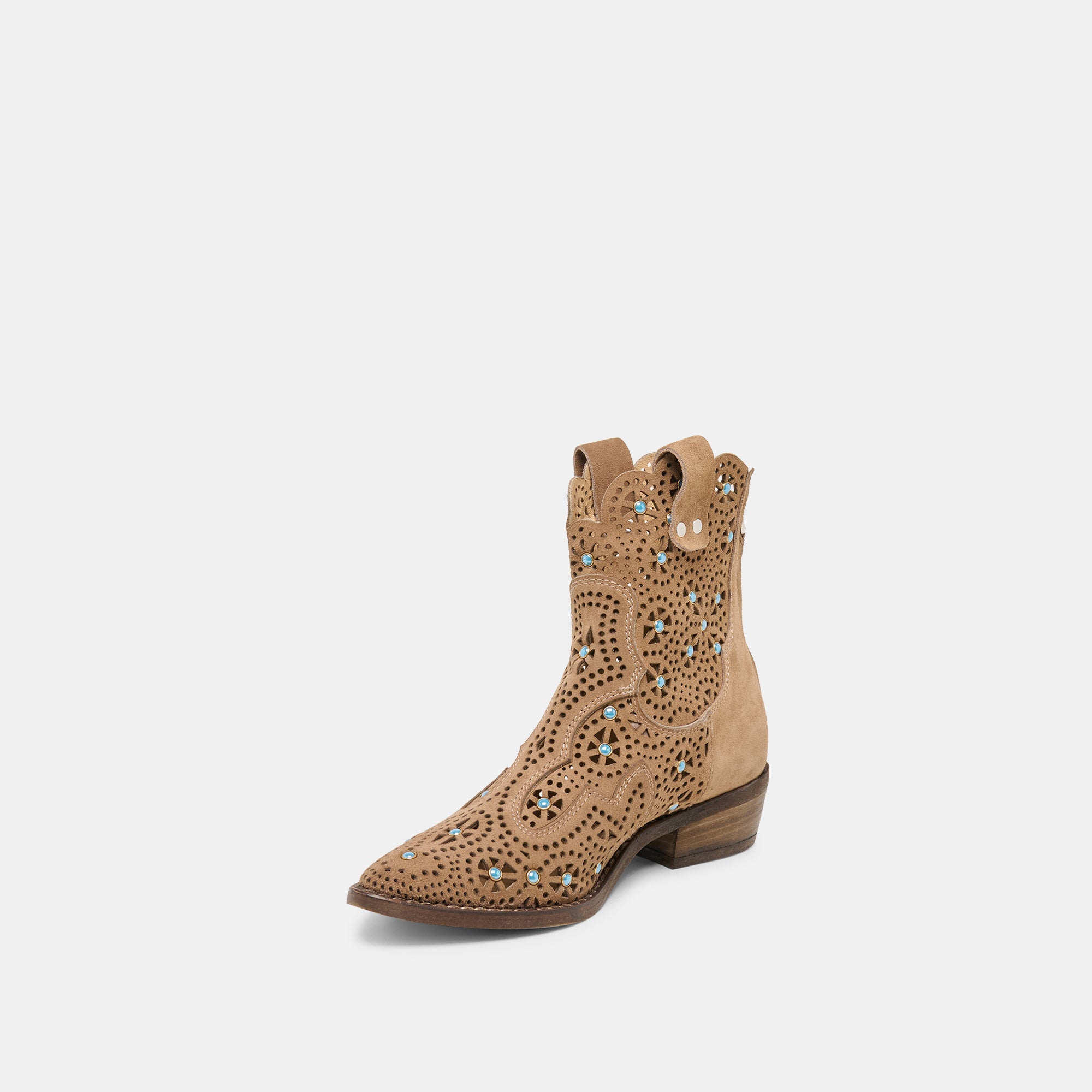 Dolce Vita SHOES | Oakly Mushroom Suede Booties