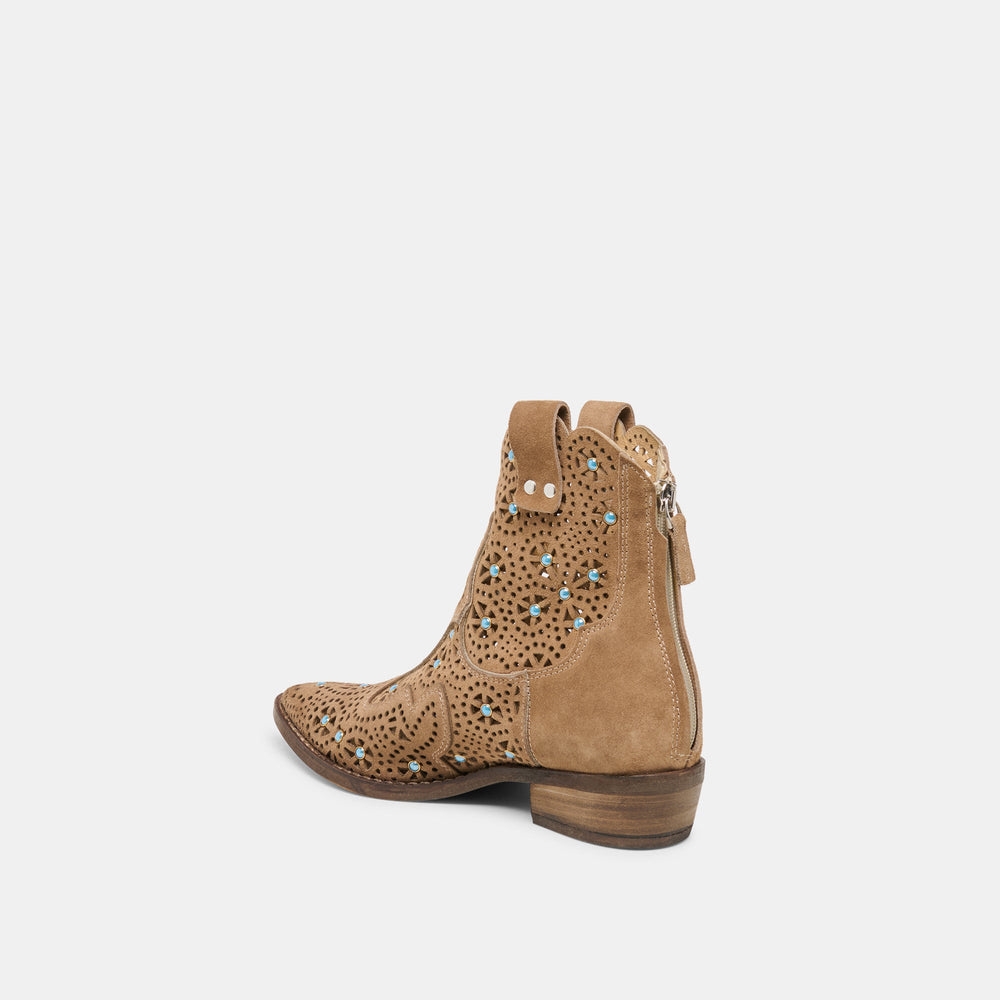 Dolce Vita SHOES | Oakly Mushroom Suede Booties