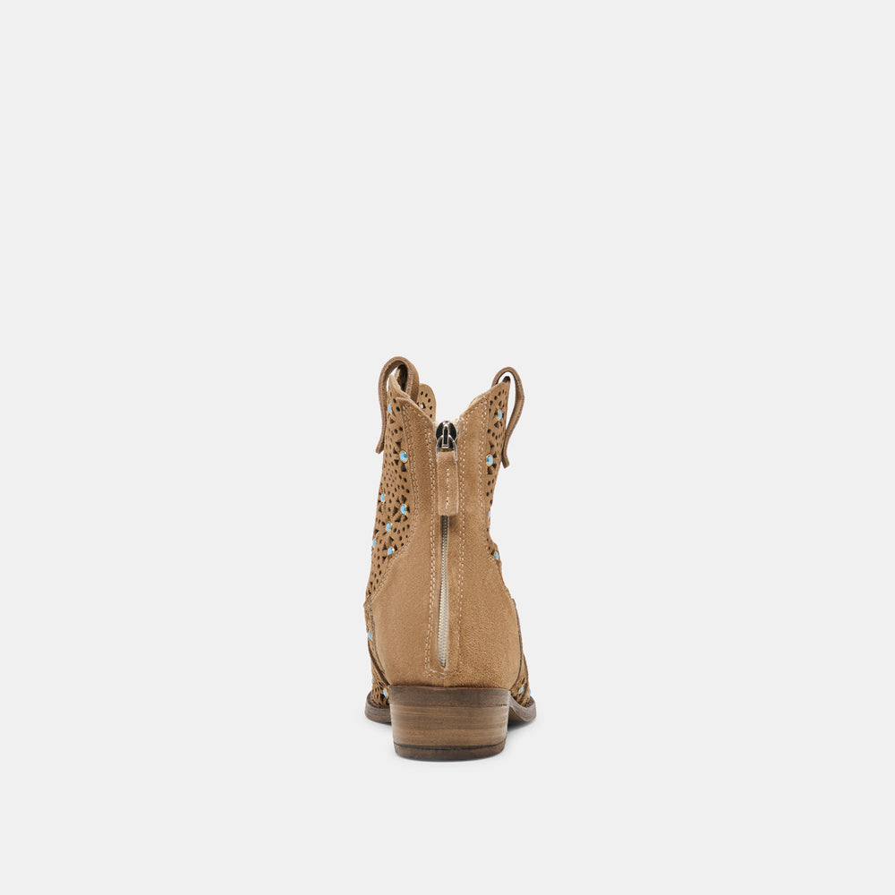 Dolce Vita SHOES | Oakly Mushroom Suede Booties