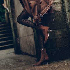 Dolce Vita SHOES | Arya Boots | Dark Brown Stella Suede Boots by Dolce Vita