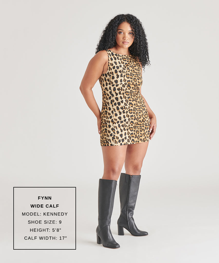 Dolce Vita SHOES | FYNN Wide Calf Boots Onyx Leather | Women's Onyx Knee-High Boots
 – Dolce Vita