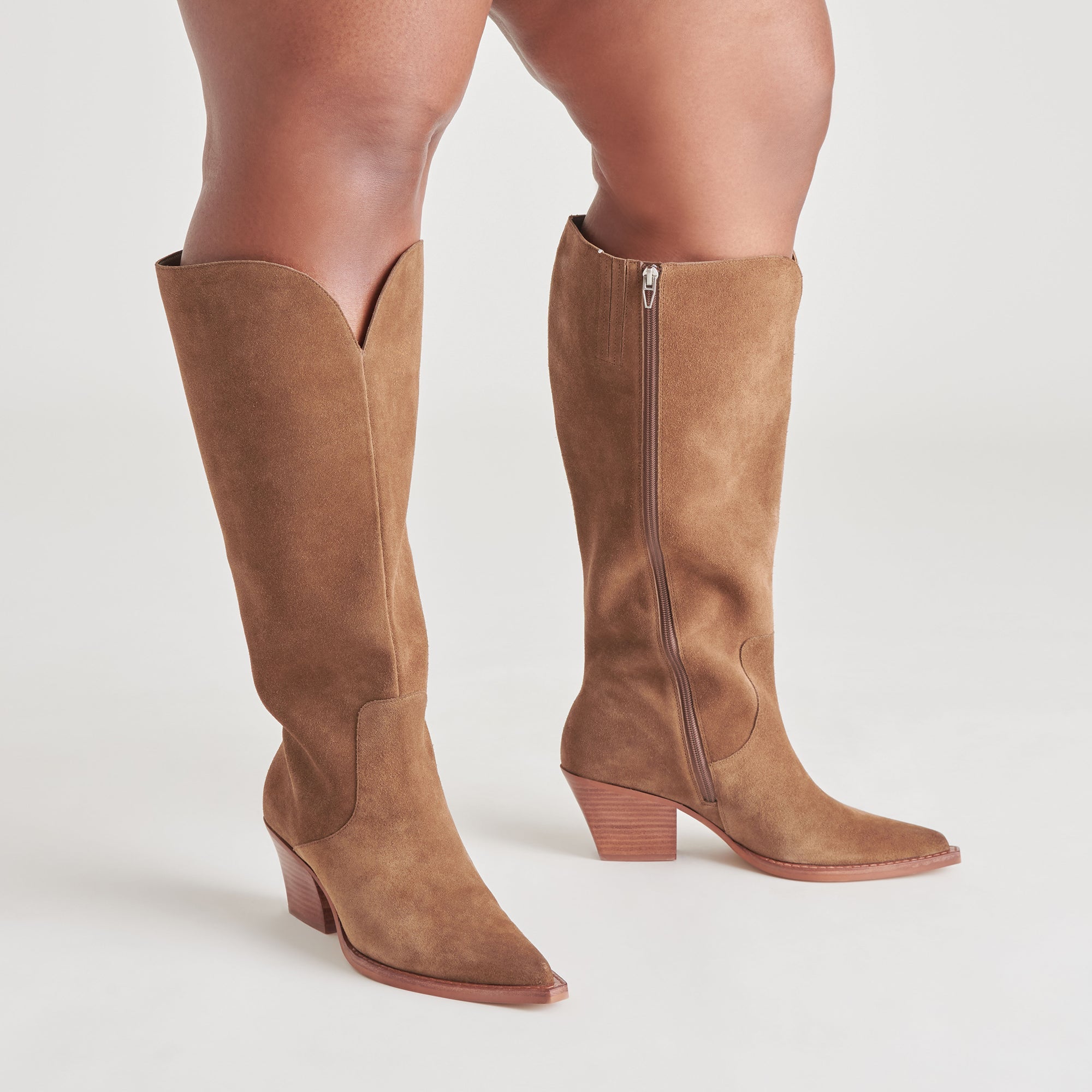 Dolce Vita SHOES | Raj Extra Wide Calf Brown Suede Boots | Suede Wide Calf Boots
 – Dolce Vita