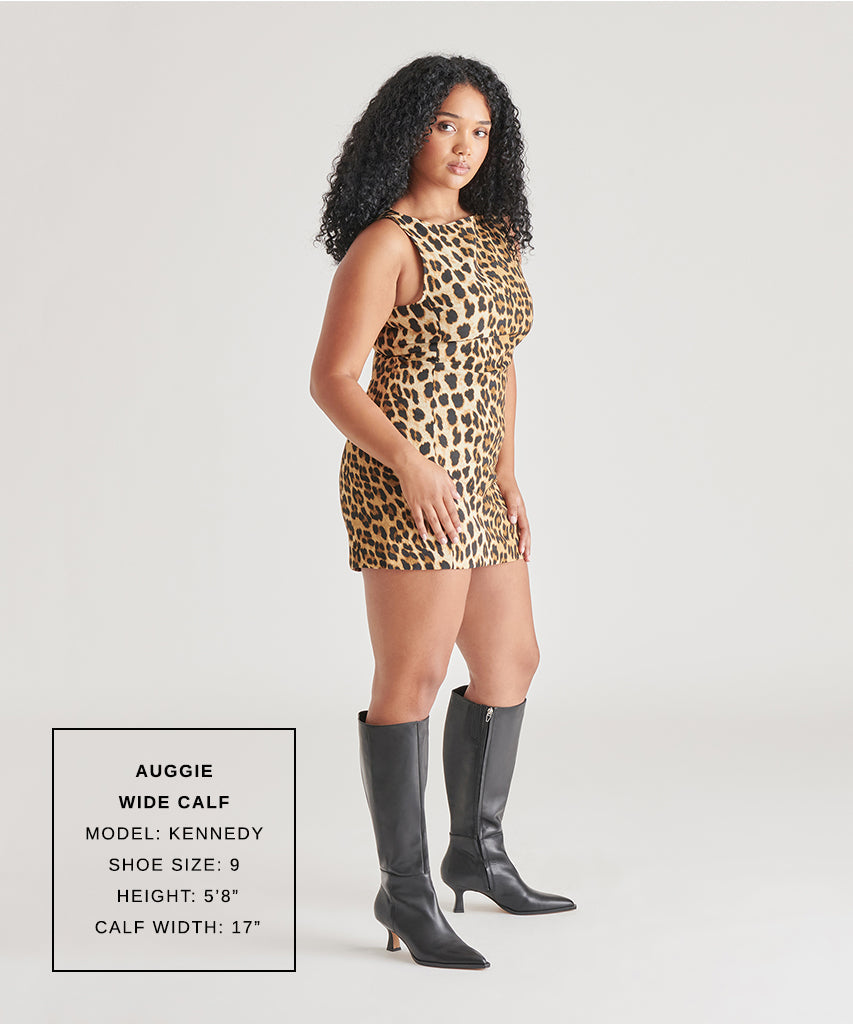 Dolce Vita SHOES | Auggie Wide Calf Boots | Black Leather Boots by Dolce Vita