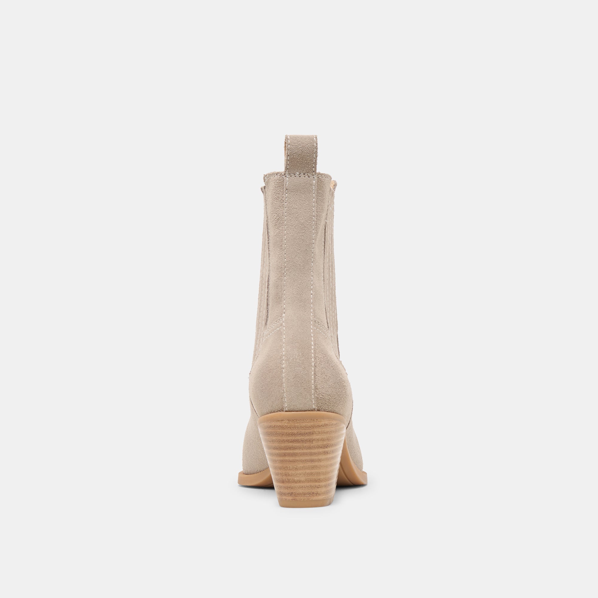 Dolce Vita SHOES | Slim Taupe Suede Booties